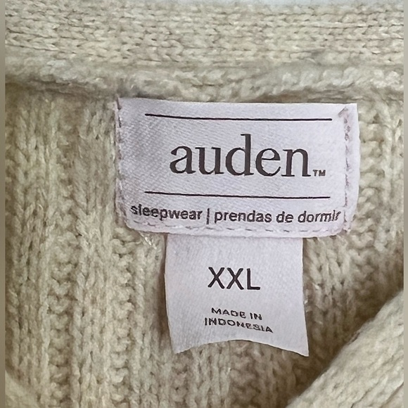 NWT Auden Women's Sweater Pajama Tank Top - Oatmeal - Size XXL - Picture 6 of 6